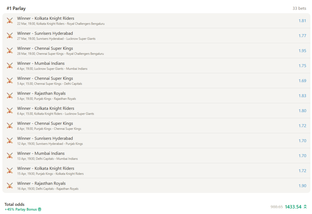 Parlay 1