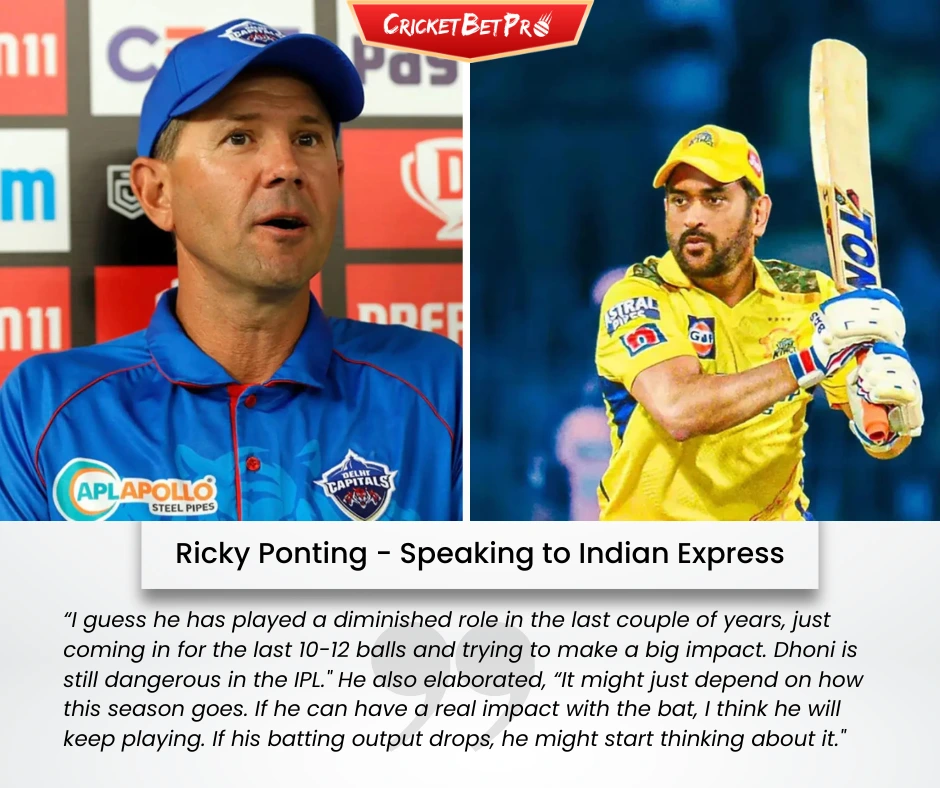 Ricky Ponting - Speaking to Indian Express